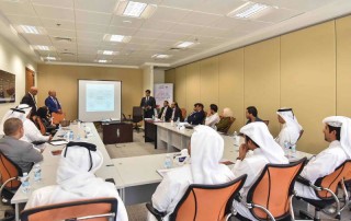 al khaliji seminar addresses challenges faced by SMEs for Al Dhameen Clients