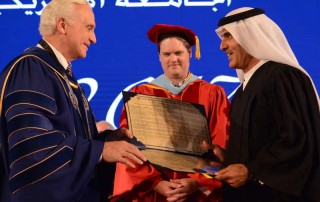 HE Al Ghurair receives Degree of Doctor of Humane Letters from AUC