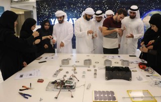 Masdar Institute Hosts Workshop on Building a Lunar Rover at Yahsat Space Lab